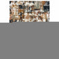 4' X 6' Ivory And Gray Abstract Area Rug