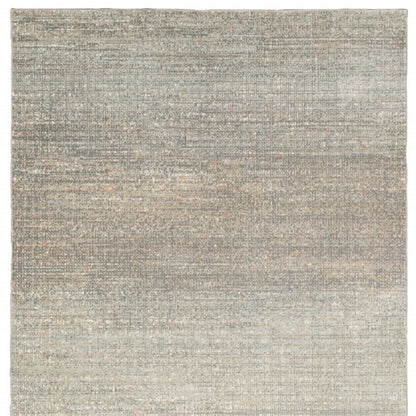 5' X 8' Gray And Green Abstract Distressed Area Rug