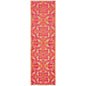 5' X 8' Pink And Orange Moroccan Indoor Outdoor Area Rug