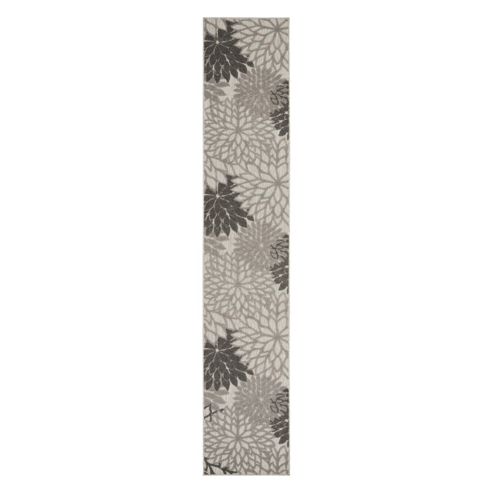 4' X 6' Gray Indoor Outdoor Area Rug