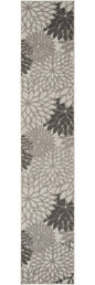 4' X 6' Gray Indoor Outdoor Area Rug