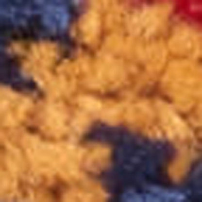 3' X 4' Ivory And Blue Indoor Outdoor Area Rug