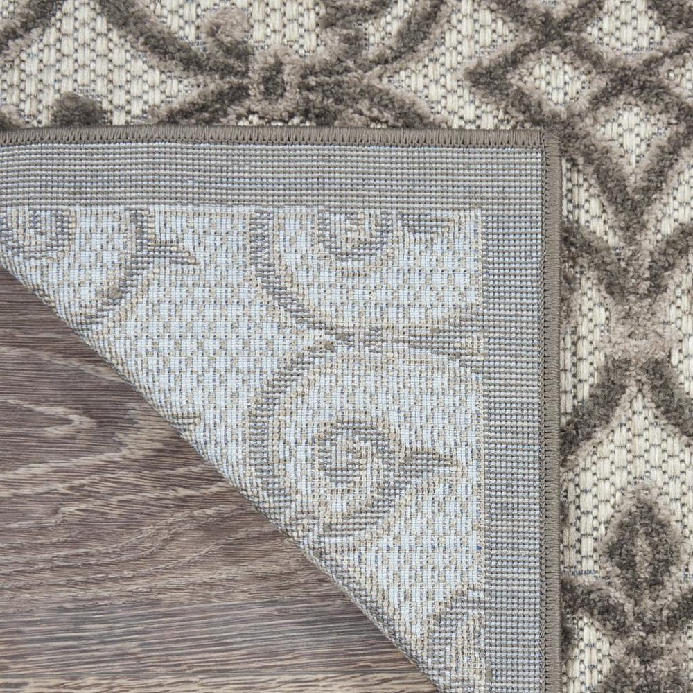 8' Gray Indoor Outdoor Area Rug