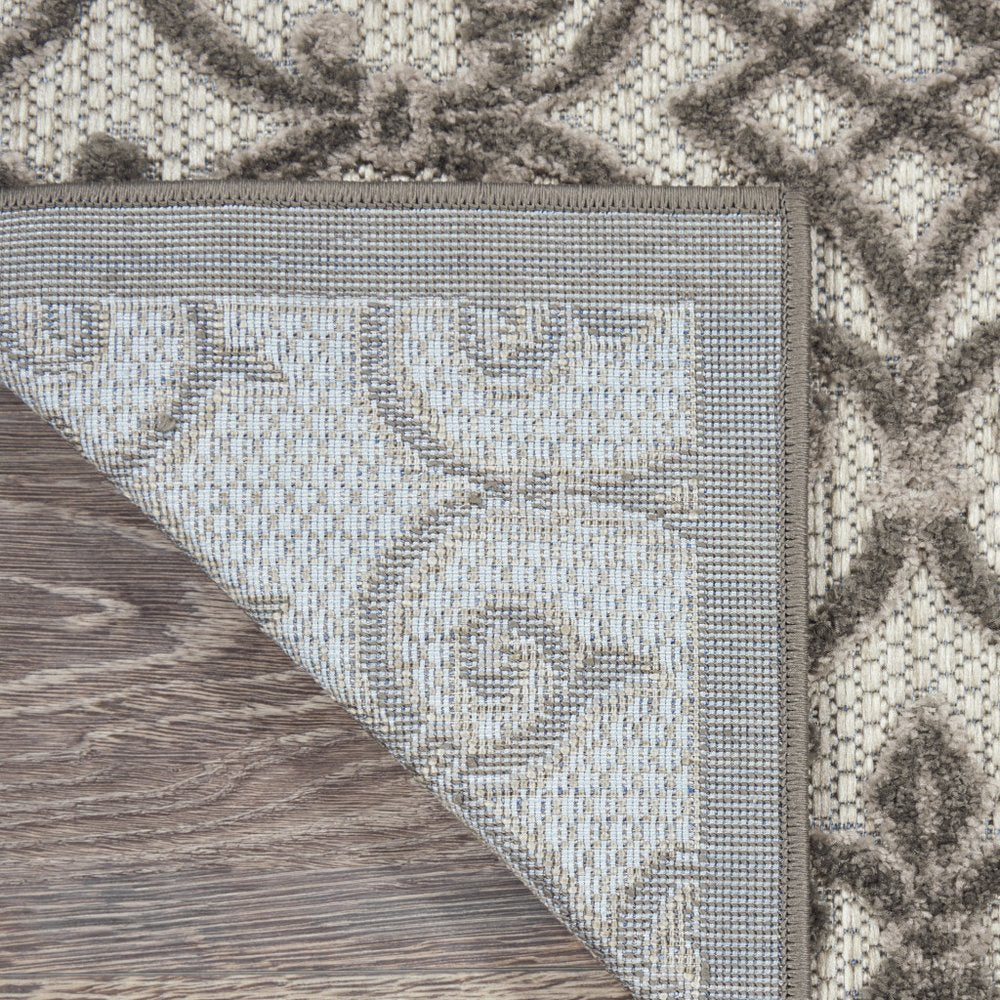 8' Gray Indoor Outdoor Area Rug