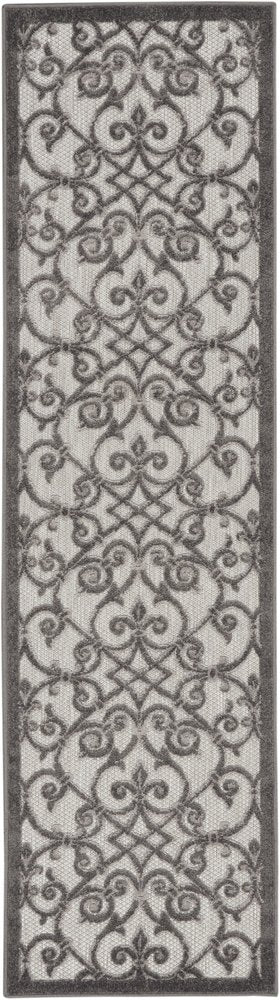 8' Gray Indoor Outdoor Area Rug