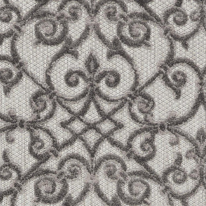 10' Gray Indoor Outdoor Area Rug