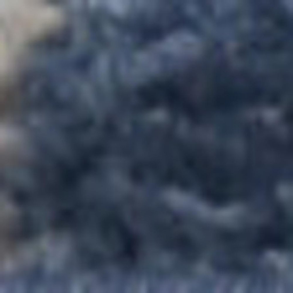 5' Blue And Orange Floral Distressed Round Rug