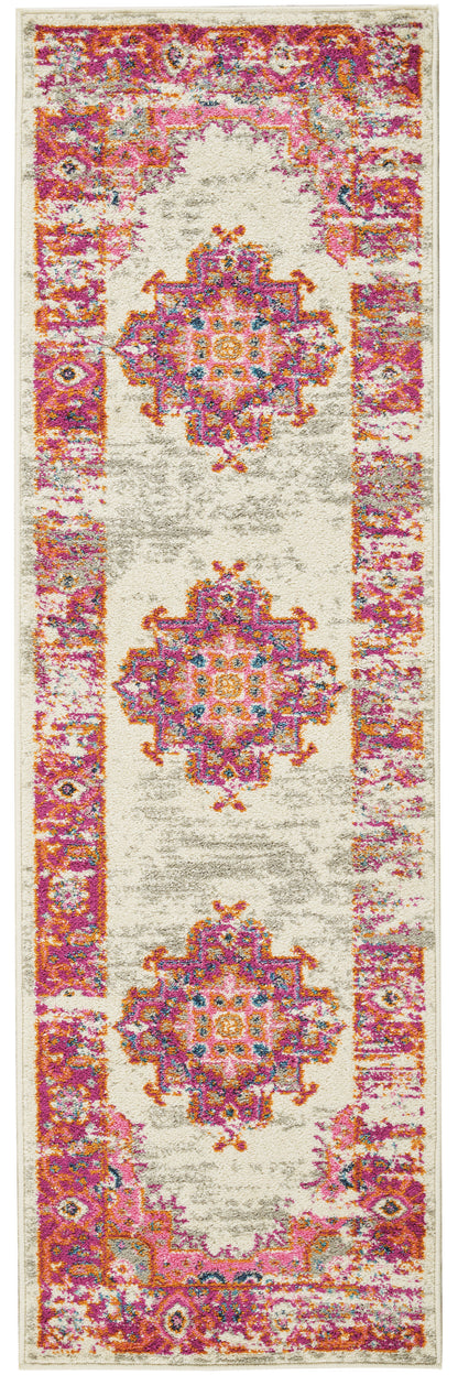 5' X 7' Fuchsia Power Loom Area Rug