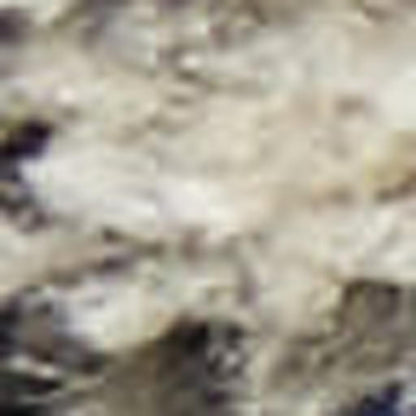 6' Gray And Ivory Abstract Runner Rug