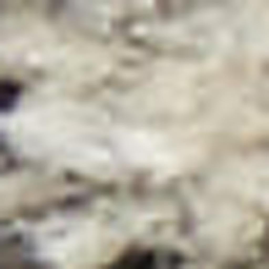 6' Gray And Ivory Abstract Runner Rug