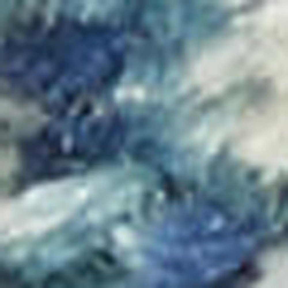 4' X 6' Blue And Ivory Abstract Area Rug