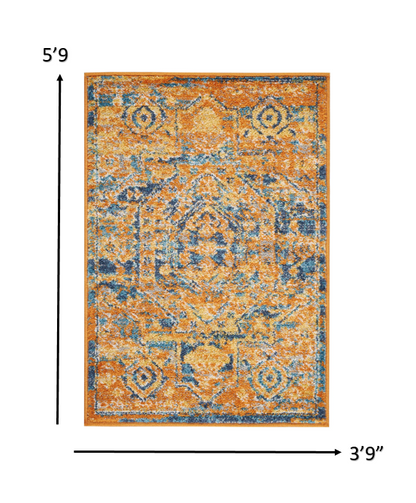 5' X 7' Sunset Power Loom Area Rug