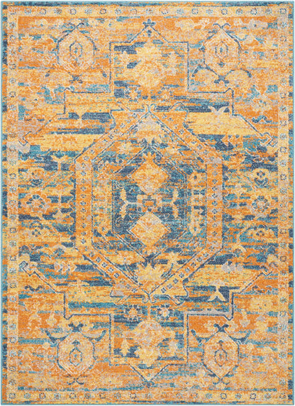 5' X 7' Sunset Power Loom Area Rug