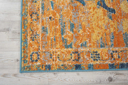 5' X 7' Sunset Power Loom Area Rug