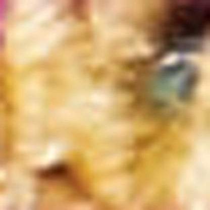 8' X 10' Blue And Orange Abstract Area Rug