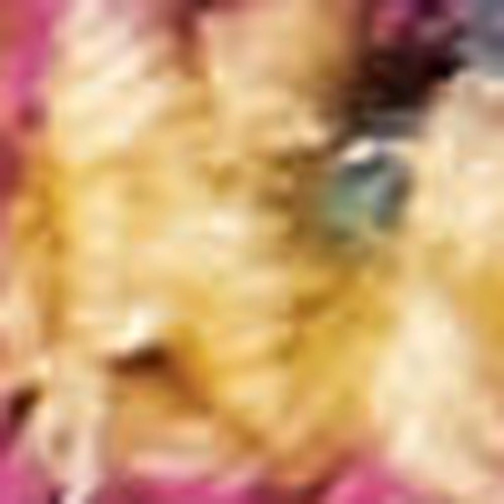 8' X 10' Blue And Orange Abstract Area Rug