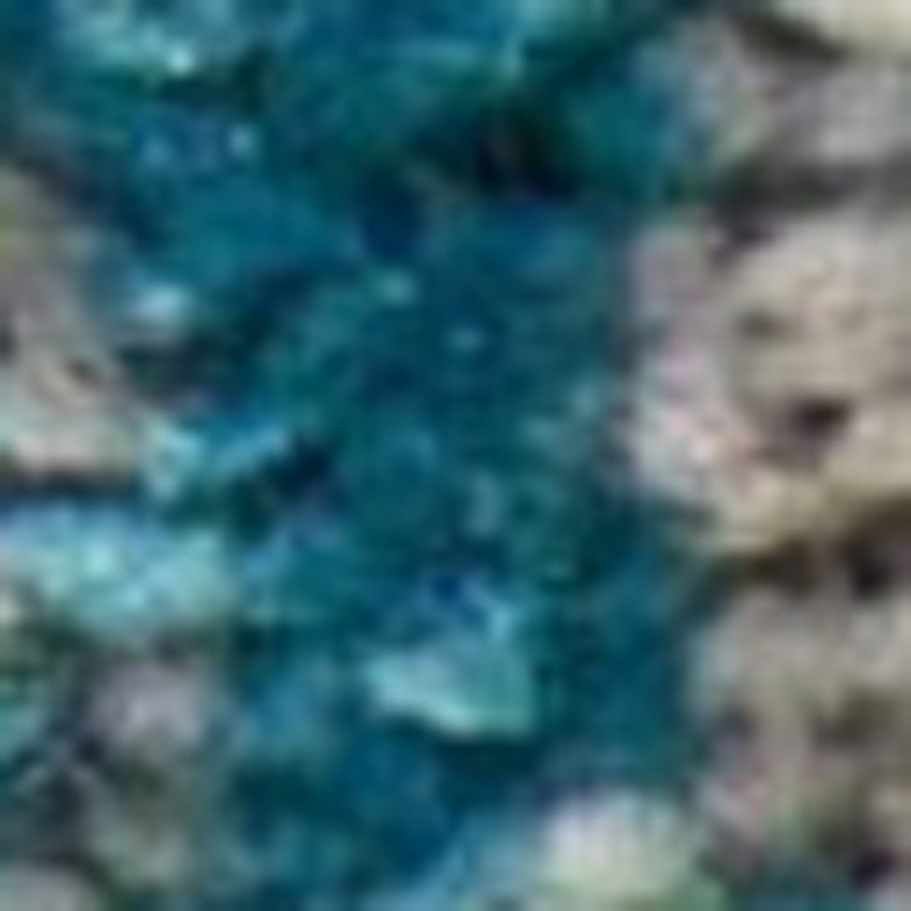 5' X 7' Blue Pink And Gold Abstract Distressed Area Rug