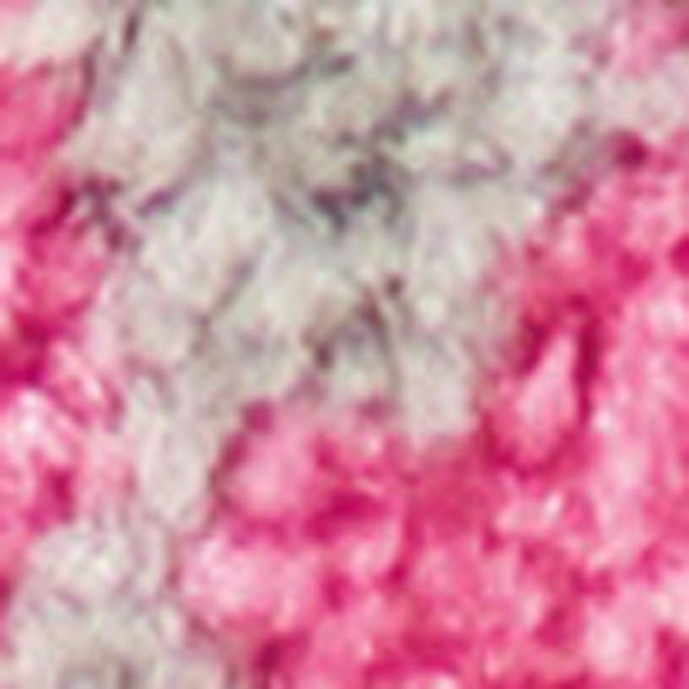 6' Gray And Pink Floral Runner Rug