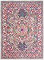 5' X 7' Light Gray And Pink Medallion Area Rug