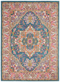 5' X 7' Teal Blue Power Loom Area Rug