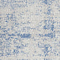 4' X 6' Blue And Gray Geometric Area Rug