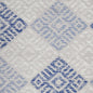 5' X 7' Blue And Gray Geometric Area Rug