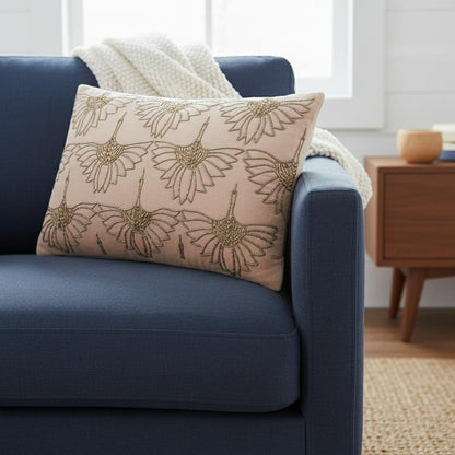Brilliant Blush Pink Lumbar Pillow