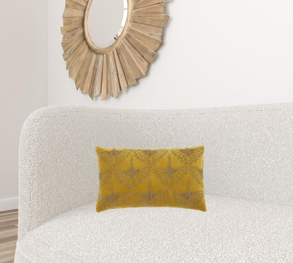 Brilliant Gold Lumbar Pillow