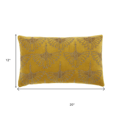 Brilliant Gold Lumbar Pillow