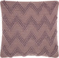 Boho Pale Purple Textural Chevron Throw Pillow