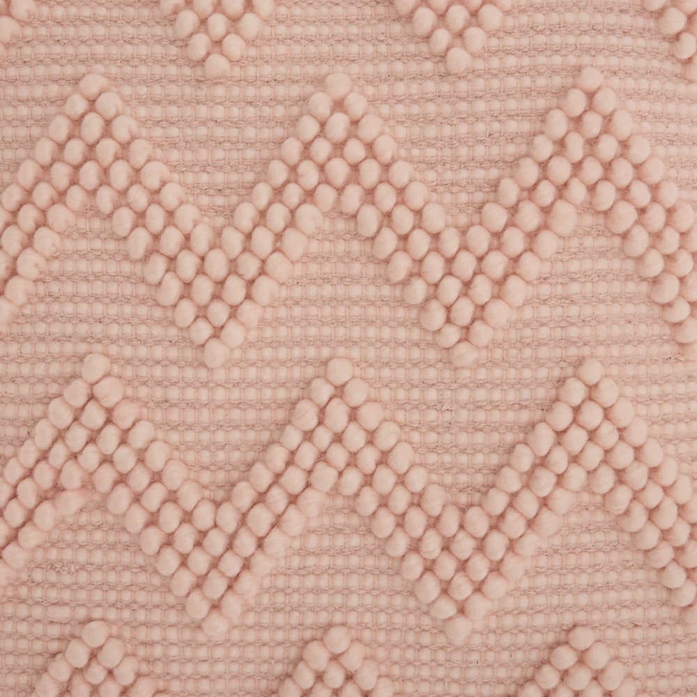 Boho Mauve Rose Textural Chevron Throw Pillow