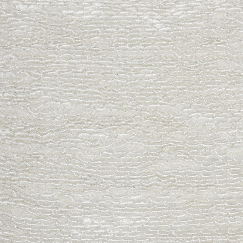 20" White Striped Cotton Blend Throw Pillow