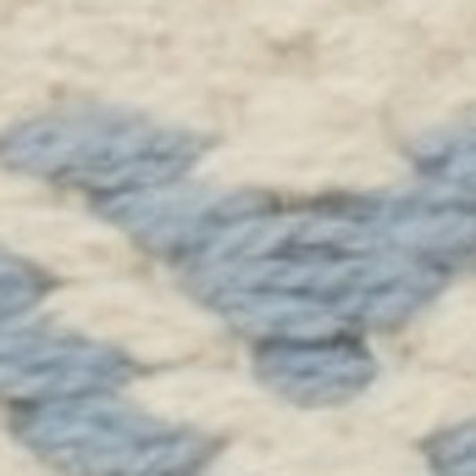 Blue Diamond Patterned Throw Pillow
