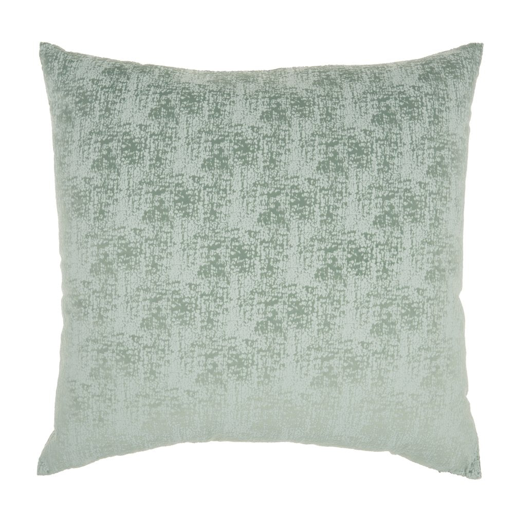 22" Green Abstract Throw Pillow