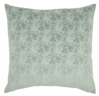 22" Green Abstract Throw Pillow