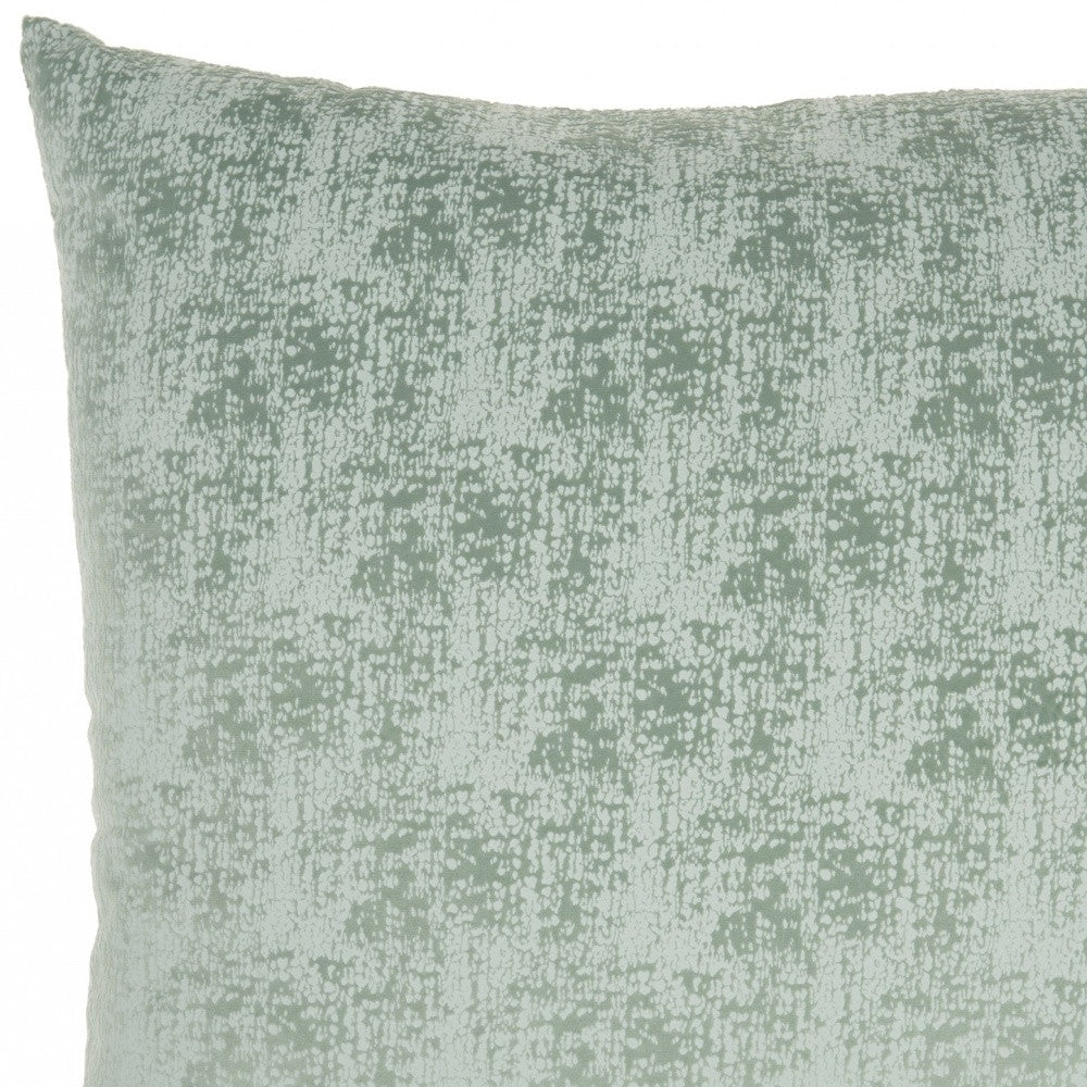 22" Green Abstract Throw Pillow