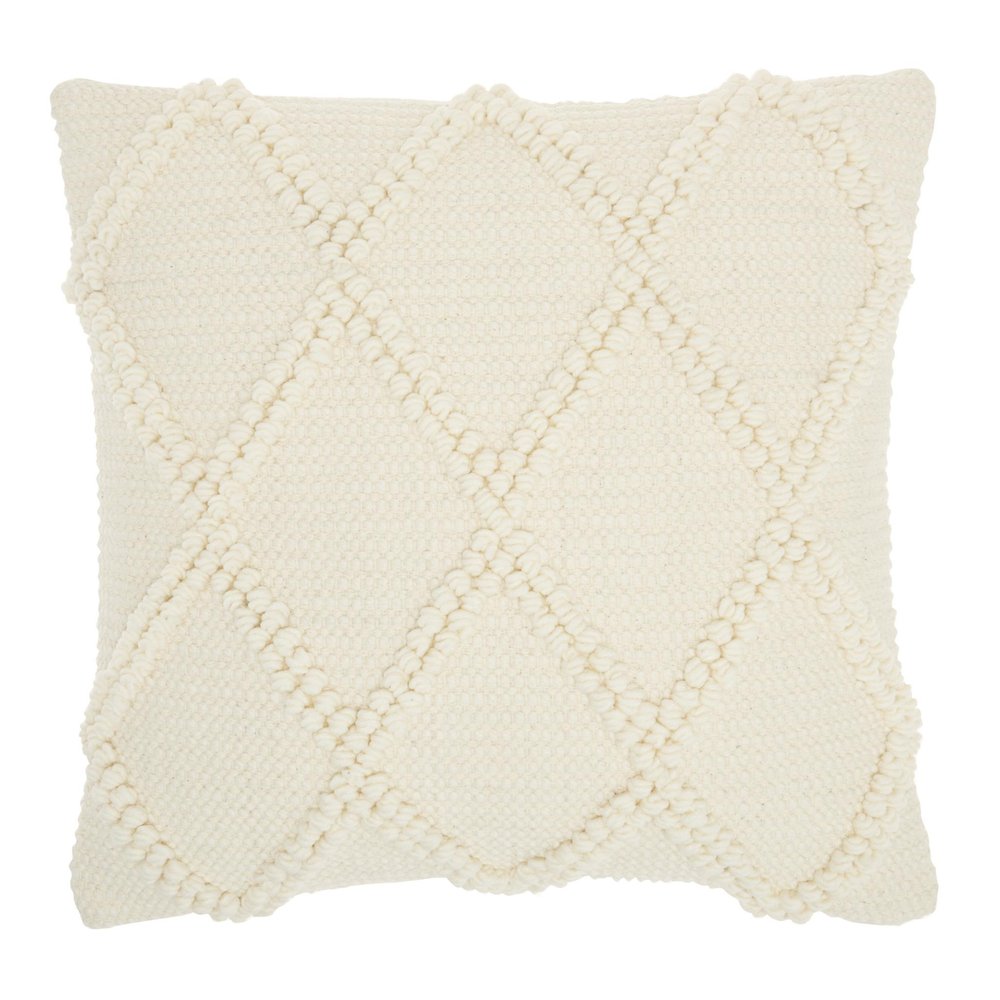 18" Ivory Cotton Blend