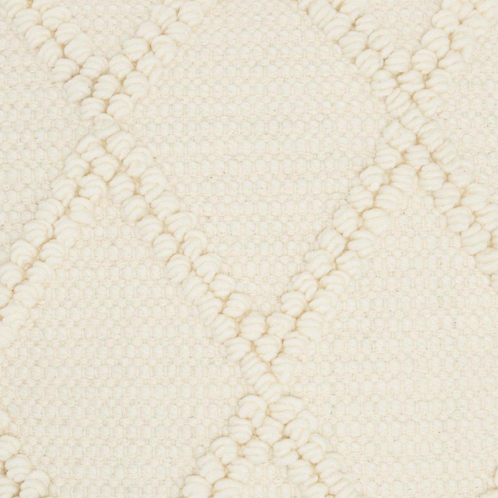 18" Ivory Cotton Blend