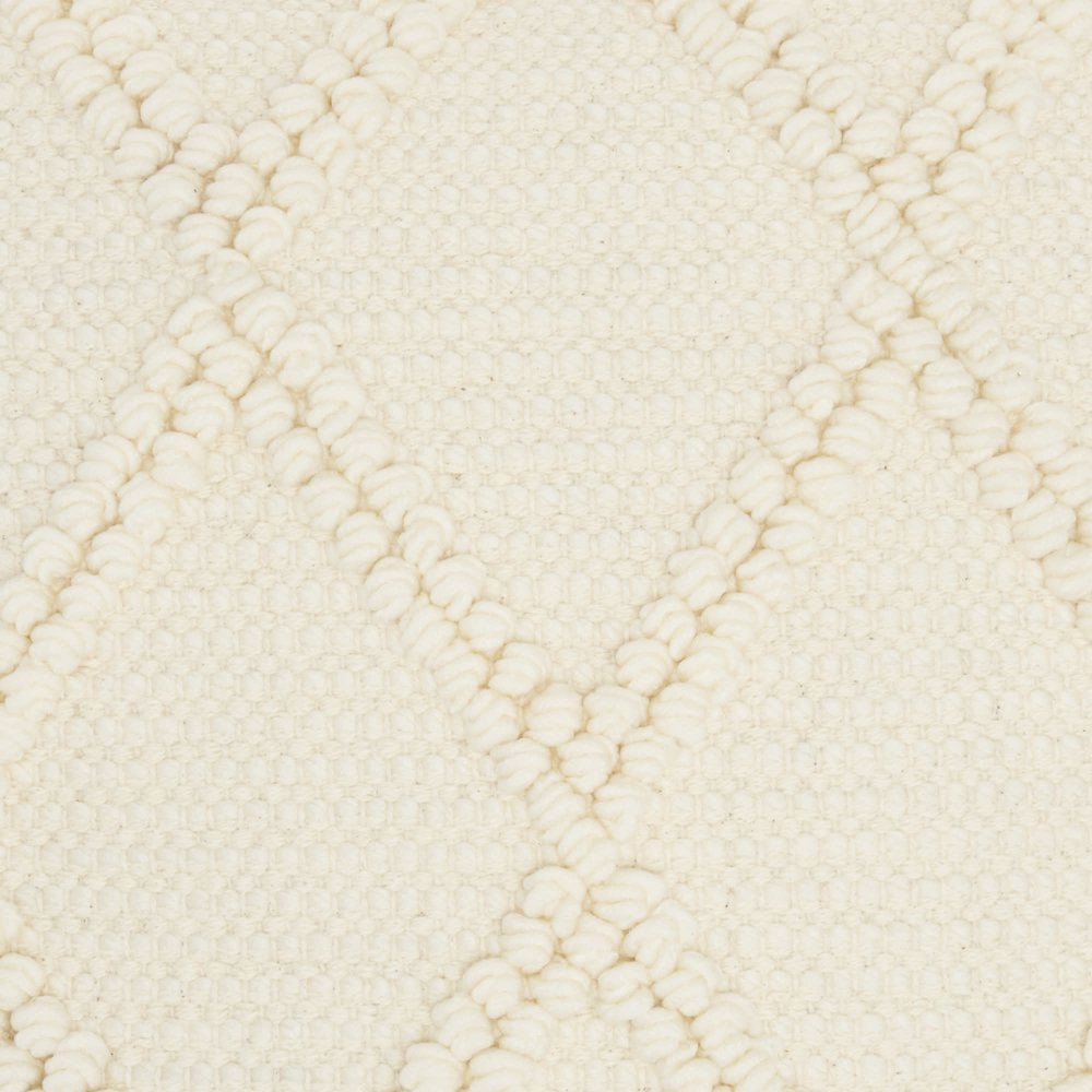 18" Ivory Cotton Blend