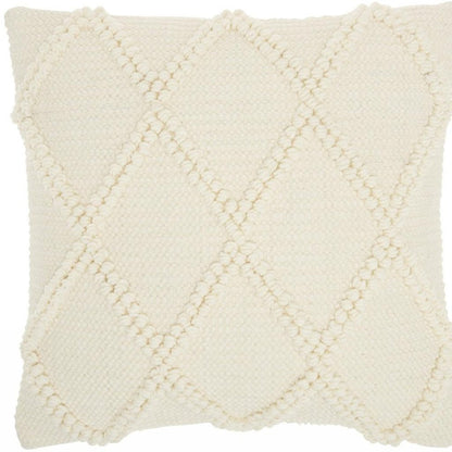 18" Ivory Cotton Blend