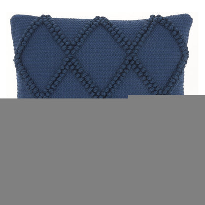 18" Navy Cotton Blend