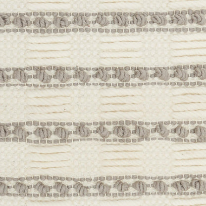 18" Light Gray Cotton Blend