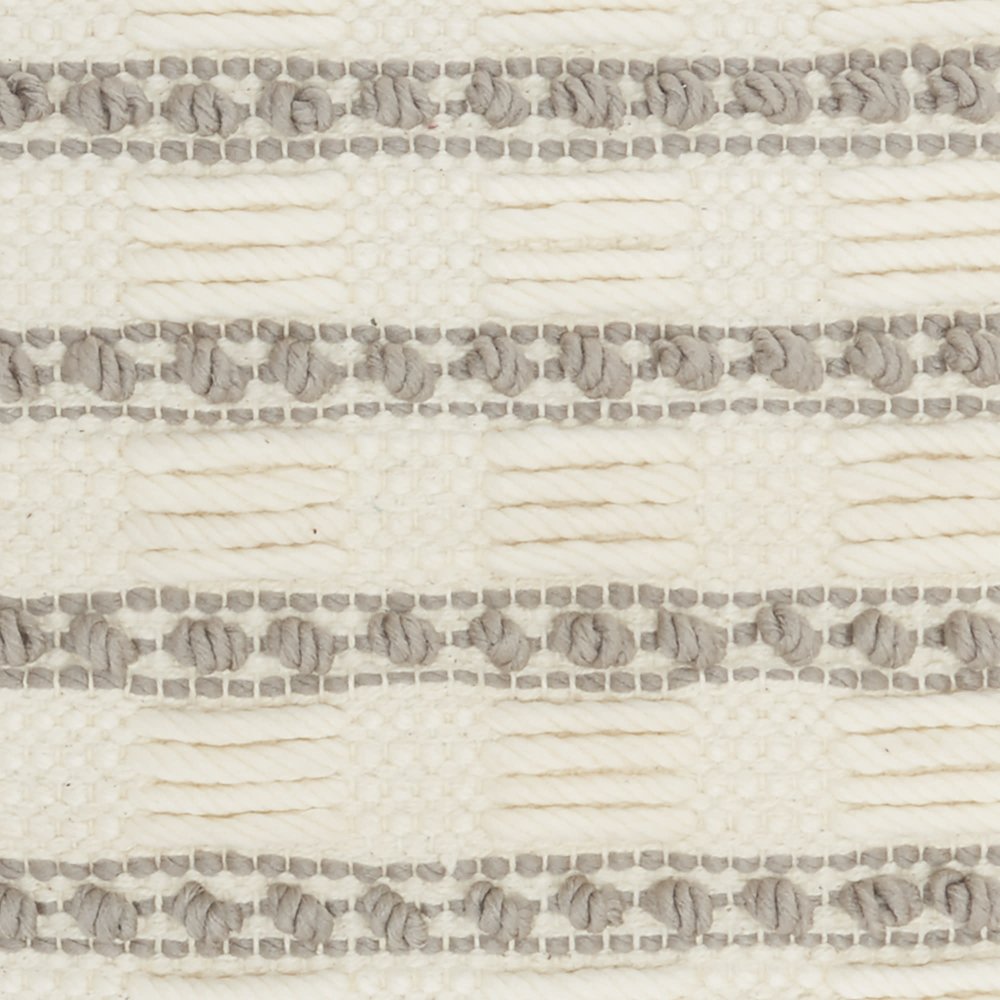 18" Light Gray Cotton Blend