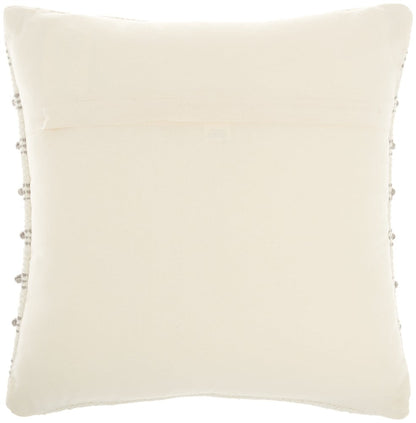 18" Light Gray Cotton Blend