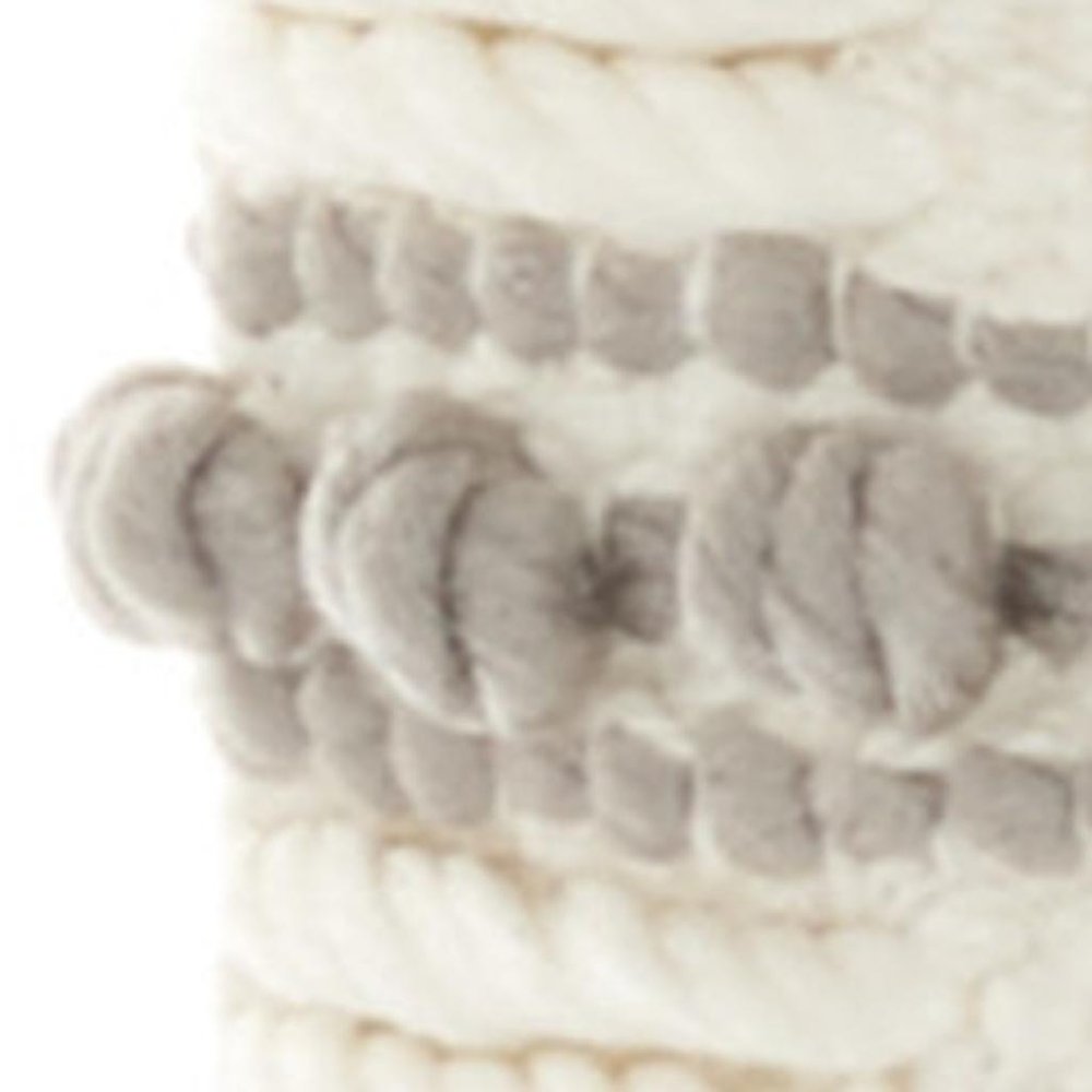 18" Light Gray Cotton Blend