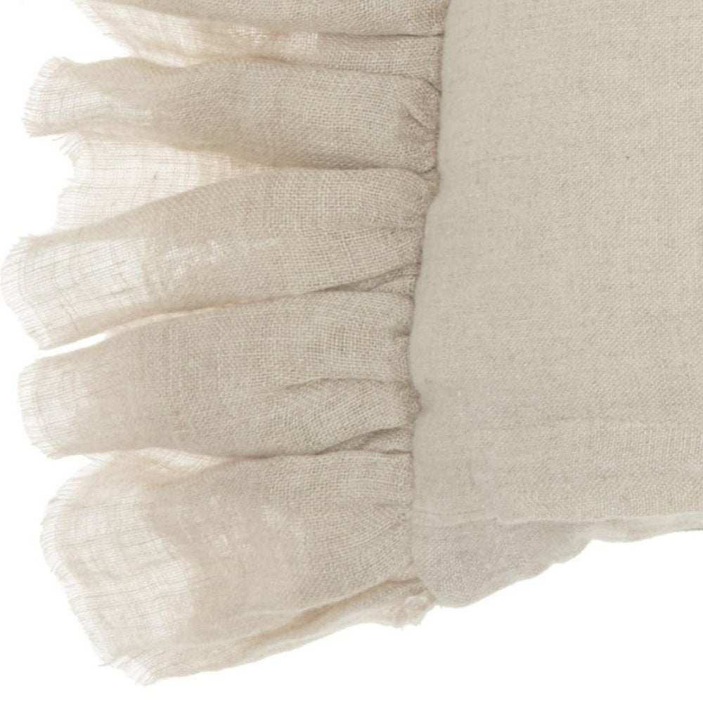 14" X 22" Steel Blue Pillow With Tassels Edges