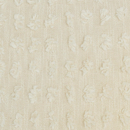Tassel Detailed White Throw Pillow