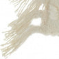 Tassel Detailed White Throw Pillow