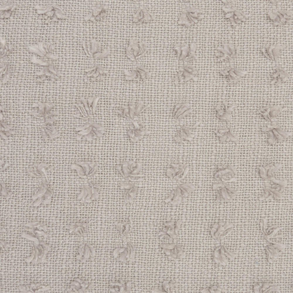 Tassel Detailed Gray Throw Pillow
