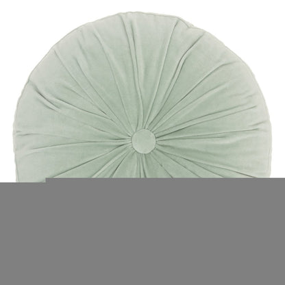 16" X 16" Mint Green Round Velvet